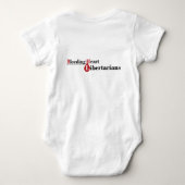 Bleeding Heart Libertarians Ringer T-shirt (Achterkant)