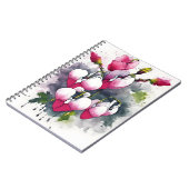 Bleeding Heart - Watercolor flowers Notitieboek (Linkerzijde)