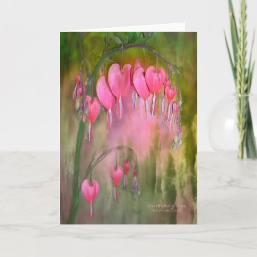 Bleeding Hearts ArtCard Feestdagen Kaart (Voorkant)