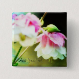 Bleeding Hearts by Shirley Taylor Vierkante Button 5,1 Cm