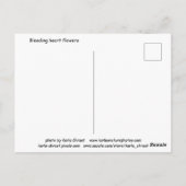 Bleeding Hearts Postcard Briefkaart (Achterkant)