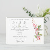 Bleeding Hearts Weddenschap Kaart (Staand voorkant)