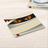 Bleeding Mummy Halloween Kartonnen Onderzetters (Schuin)