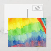 Bleeding Regenboog Briefkaart (Voorkant / Achterkant)