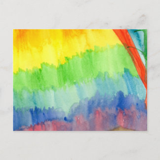 Bleeding Regenboog Briefkaart