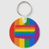 Bleeding Regenboog Sleutelhanger (Voorkant)