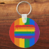 Bleeding Regenboog Sleutelhanger (Voorkant)