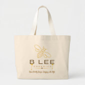 BLEEGRAPHICS Logo Grote Tote Tas (Voorkant)