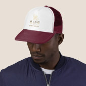 BLEEGRAPHICS Logo Trucker Hoed Pet (In situ)
