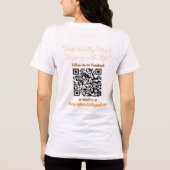 BLEEGRAPHICS Logo Vrouwen Tri-Blend Shirt (Achterkant)