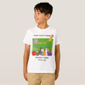 BLEEGRAPICS: Hallo, Eerste Leerjaar! T-shirt (Voorkant volledig)