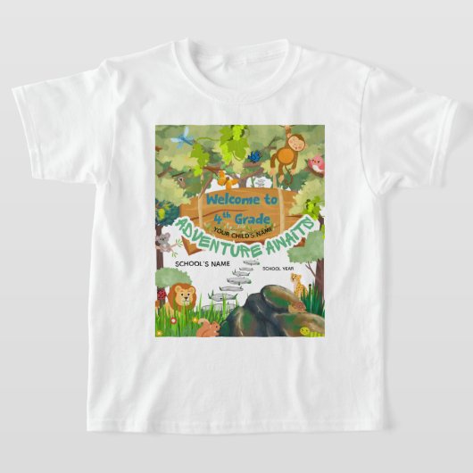 BLEEGRAPICS: Hallo, Groep Zes! T-shirt (Laagn)