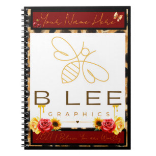 BLEEGRISTICS Logo Spiraal Notitieboek