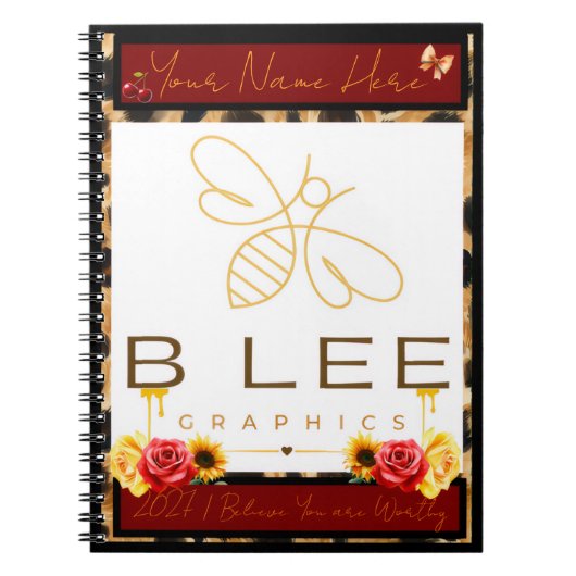 BLEEGRISTICS | Logo Spiraal Notitieboek (Voorkant)