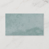 Bleek  Aqua Grunge Effect Oude Italiaanse muur Visitekaartje (Achterkant)