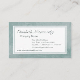 Bleek  Aqua Grunge Effect Oude Italiaanse muur Visitekaartje