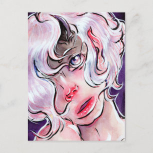 Bleek beest briefkaart