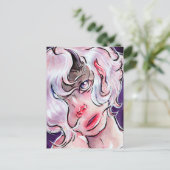 Bleek beest briefkaart (Staand voorkant)