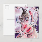 Bleek beest briefkaart (Voorkant / Achterkant)