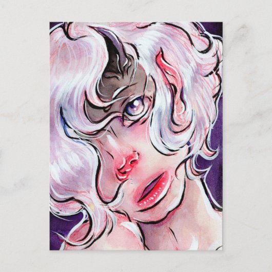 Bleek beest briefkaart (Voorkant)