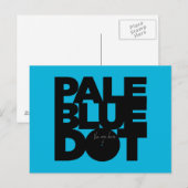 Bleek blauw briefkaart (Voorkant / Achterkant)