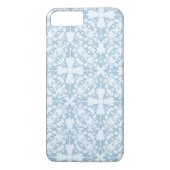 Bleek blauw Damask Case-Mate iPhone Case (Achterkant)