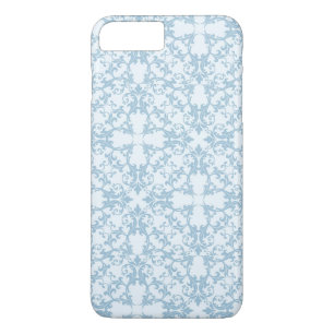 Bleek blauw Damask Case-Mate iPhone Case