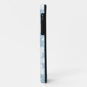 Bleek blauw Damask Case-Mate iPhone Case (Achterkant/links)