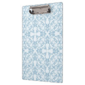 Bleek blauw Damask Klembord (Links)
