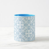Bleek blauw Damask Mok (Midden)