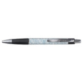Bleek blauw Damask Pen (Achterkant)