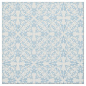 Bleek blauw Damask Stof (Swatch)