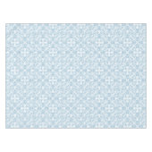 Bleek blauw Damask Tafelkleed (Voorkant (Horizontaal))