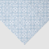 Bleek blauw Damask Tissuepapier (Detail)