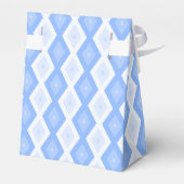 Bleek blauw diamantpatroon bedankdoosjes (Achterkant)