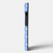 Bleek blauw diamantpatroon Hoesje-Mate iPhone case (Achterkant / Links)