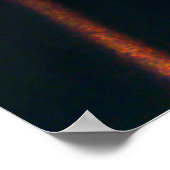 Bleek Blauw Dot Clean Poster (Hoek)