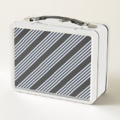 Bleek blauw en houtskool met vijf strepen (Achterkant)