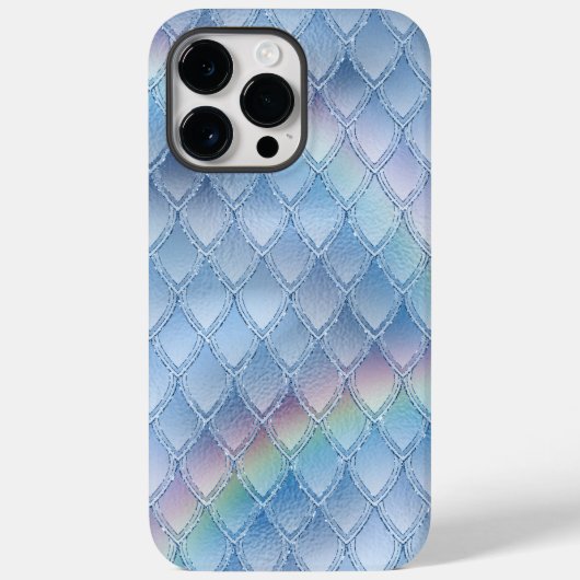 Bleek blauw en regenboogdraak - Fantasy Pattern Case-Mate iPhone Case (Achterkant)