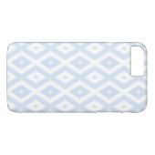 Bleek blauw en wit diamantpatroon Case-Mate iPhone case (Achterkant (Horizontaal))