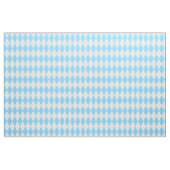 Bleek blauw en wit patroon stof (Yard (91,4 cm))