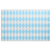 Bleek blauw en wit patroon stof (Fat Quarter)