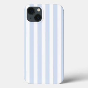 Bleek blauw en wit snoep strepen Hoesje-Mate iPhon Case-Mate iPhone Case