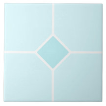 Bleek blauw en wit vierkant kruis