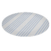 Bleek blauw en wit vijf strepen patroon snijplank (Hoek)