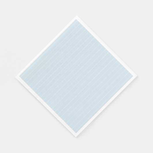 Bleek Blauw en Witte Modern Pin Stripe Servet (Hoek)