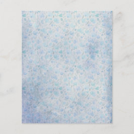 Bleek Blauw Floral Scrapbook Paper