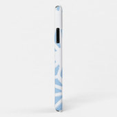 Bleek blauw geometrisch patroon Case-Mate iPhone case (Achterkant/rechts)