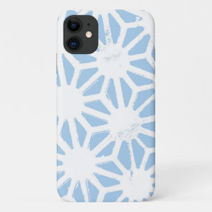 Bleek blauw geometrisch patroon Case-Mate iPhone case