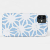 Bleek blauw geometrisch patroon Case-Mate iPhone case (Achterkant (horizontaal))
